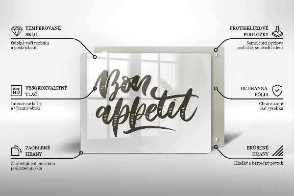 Kokkärlskydd original Inskriptionen bon appetit