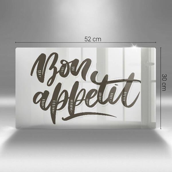 Kokkärlskydd original Inskriptionen bon appetit