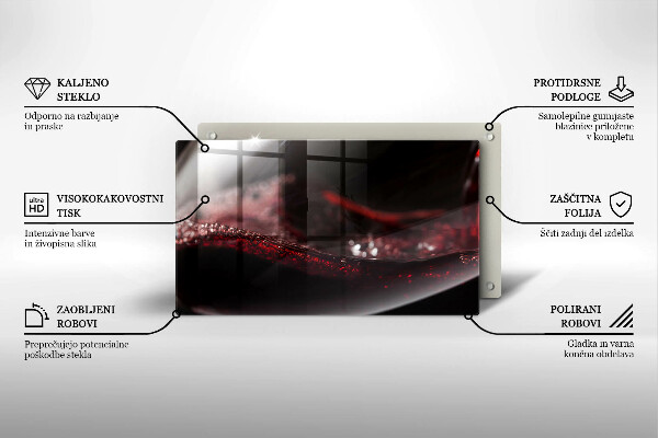 Kokkärlskydd original Rött vin glas