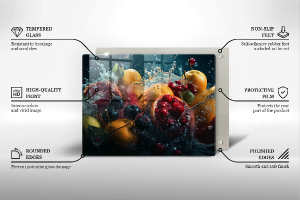 Kokkärlskydd original Frukt i vatten