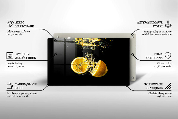 Spisskyddsplatta original Saftig citronfrukt