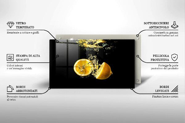Spisskyddsplatta original Saftig citronfrukt