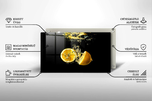 Spisskyddsplatta original Saftig citronfrukt