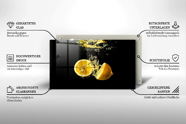 Spisskyddsplatta original Saftig citronfrukt