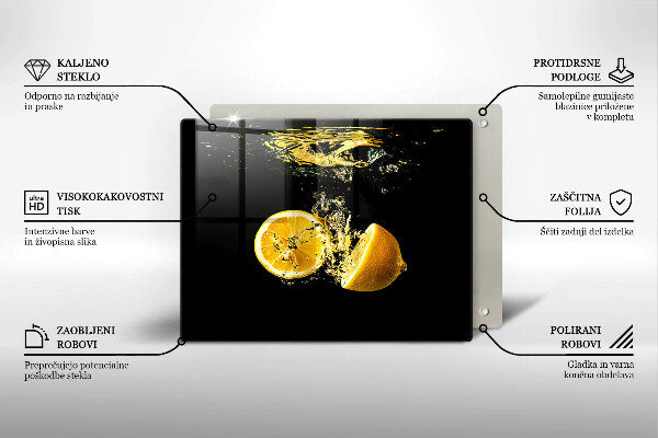 Spisskyddsplatta original Saftig citronfrukt