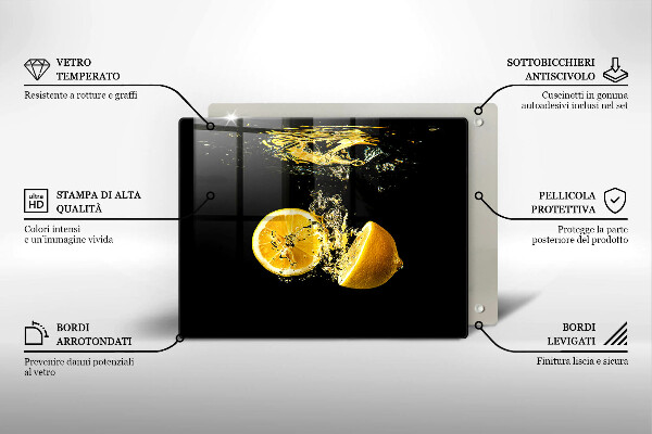 Spisskyddsplatta original Saftig citronfrukt