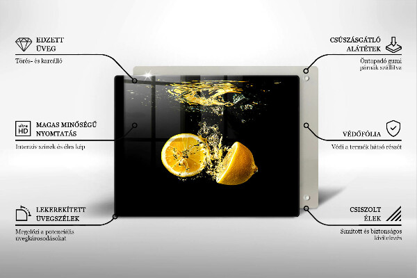 Spisskyddsplatta original Saftig citronfrukt