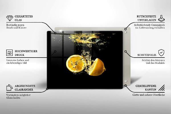 Spisskyddsplatta original Saftig citronfrukt