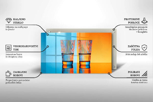 Kokkärlskydd original Två glas vatten