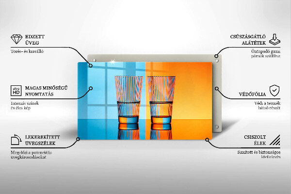 Kokkärlskydd original Två glas vatten