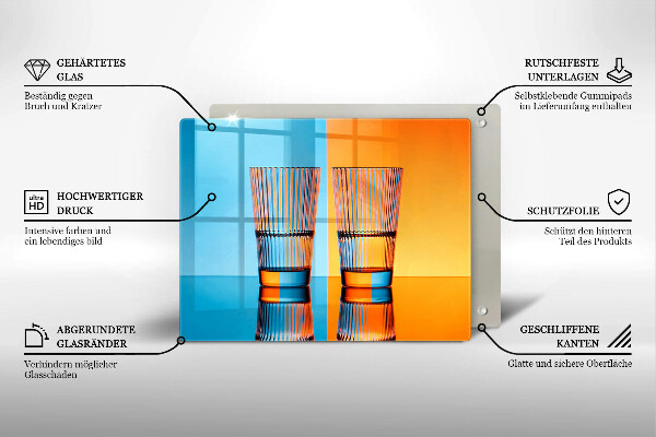 Kokkärlskydd original Två glas vatten