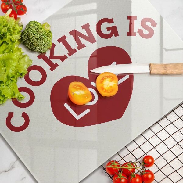 Kokkärlskydd original Inskriptionen matlagning är kärlek