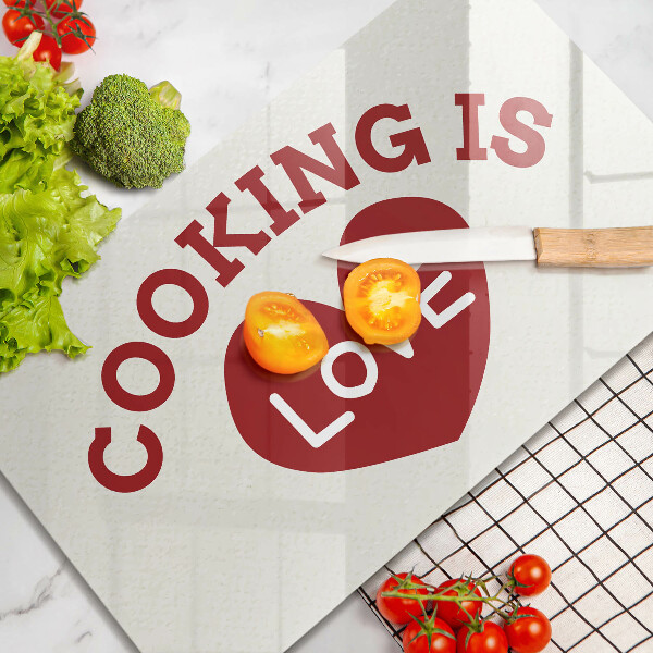 Kokkärlskydd original Inskriptionen matlagning är kärlek