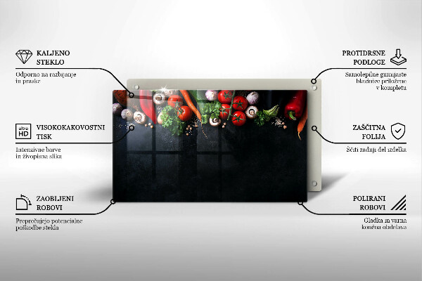 Kokkärlskydd original Färgglada grönsaker