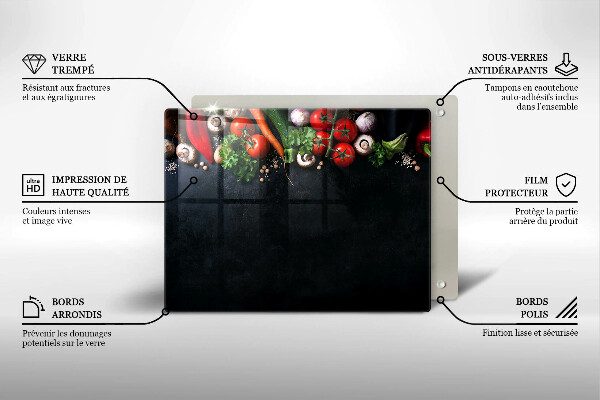 Kokkärlskydd original Färgglada grönsaker