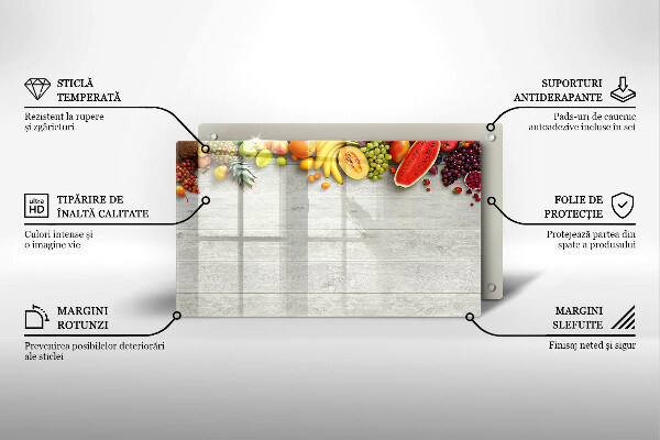 Kokkärlskydd original Frukt på brädor