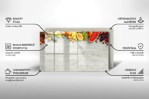 Kokkärlskydd original Frukt på brädor