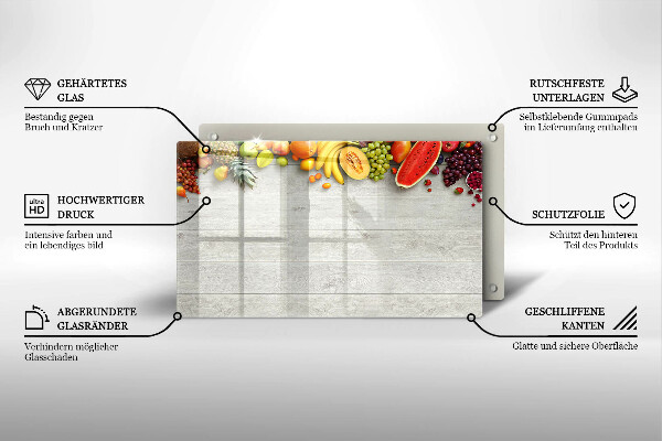 Kokkärlskydd original Frukt på brädor