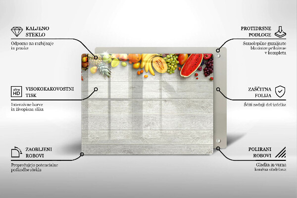 Kokkärlskydd original Frukt på brädor