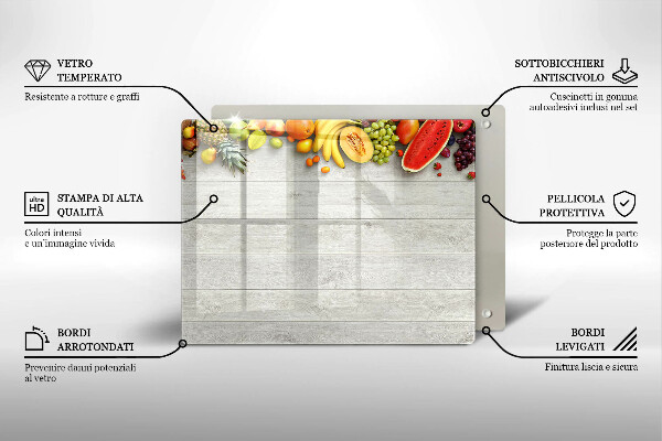 Kokkärlskydd original Frukt på brädor