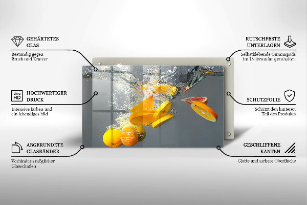 Kokkärlskydd original Citroner i vatten