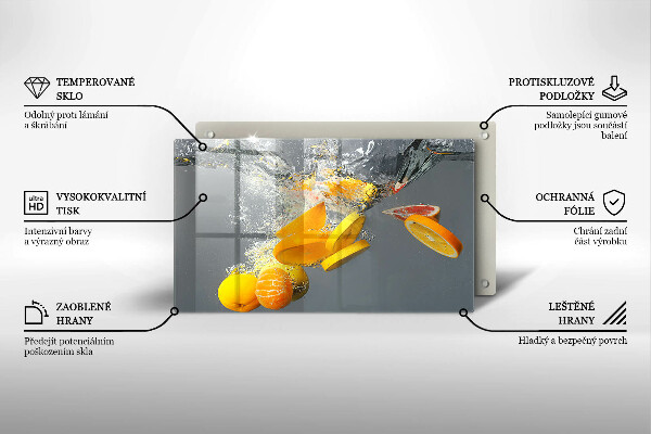 Kokkärlskydd original Citroner i vatten