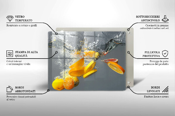 Kokkärlskydd original Citroner i vatten