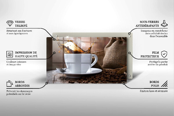 Glashällskydd original Kopp och kaffebönor