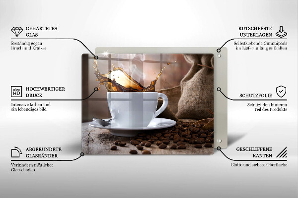 Glashällskydd original Kopp och kaffebönor