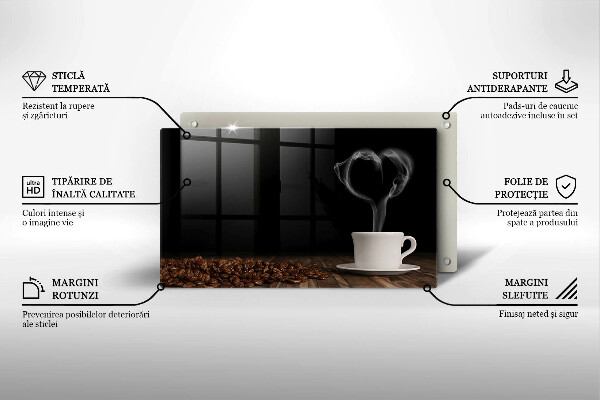 Glashällskydd original Kaffekopp hjärta