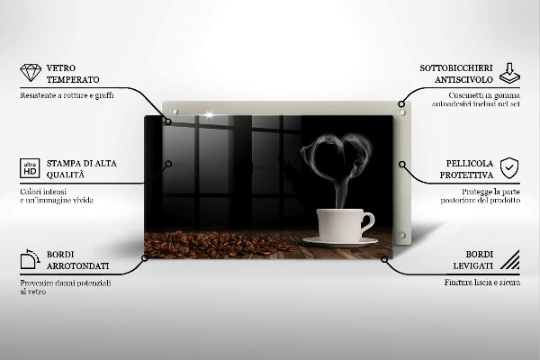 Glashällskydd original Kaffekopp hjärta