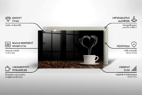 Glashällskydd original Kaffekopp hjärta