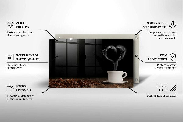 Glashällskydd original Kaffekopp hjärta