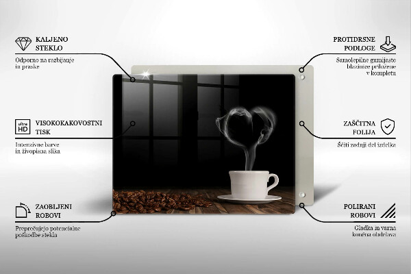 Glashällskydd original Kaffekopp hjärta