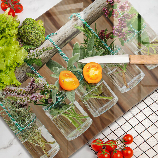 Spisskyddsplatta original Örter växter vintage