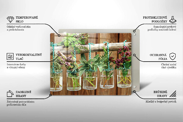 Spisskyddsplatta original Örter växter vintage