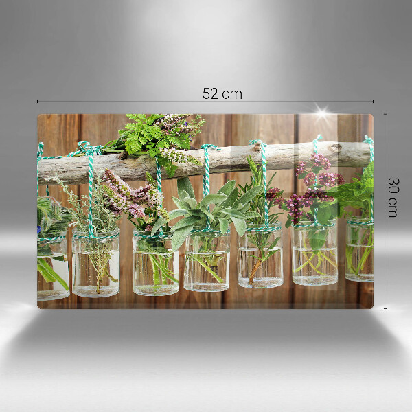 Spisskyddsplatta original Örter växter vintage