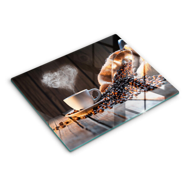 Spisskyddsplatta original En kopp kaffe och ett hjärta