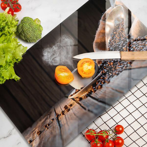 Spisskyddsplatta original En kopp kaffe och ett hjärta