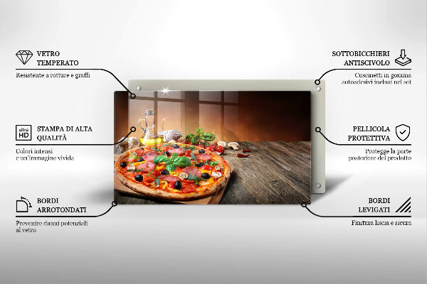 Spisskyddsplatta original Italiensk pizza