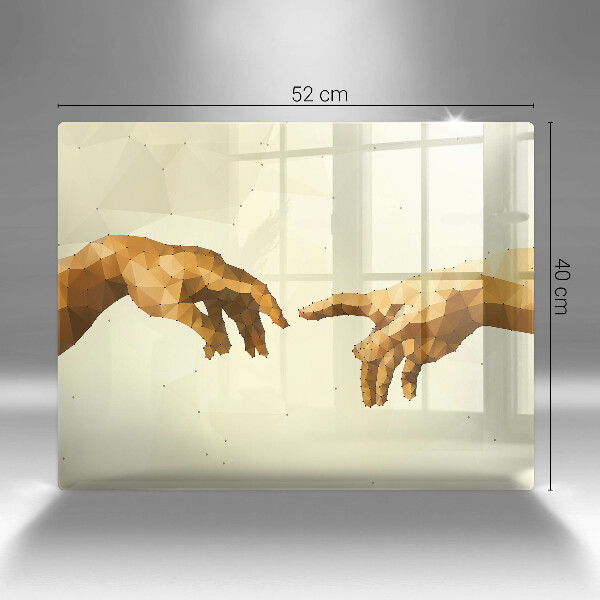 Glashällskydd original Skapandet av adams händer