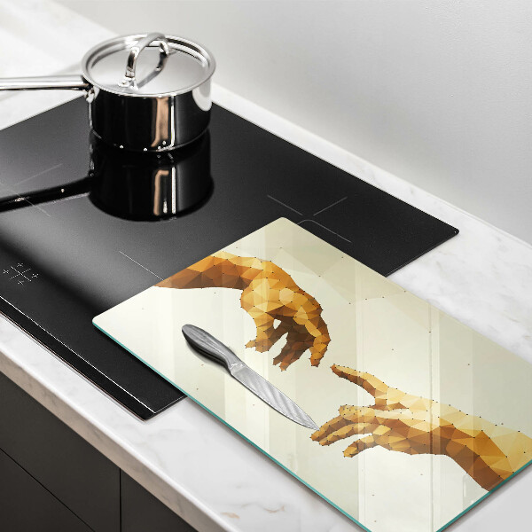 Glashällskydd original Skapandet av adams händer