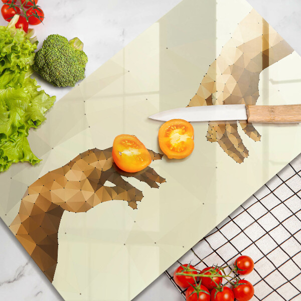 Glashällskydd original Skapandet av adams händer