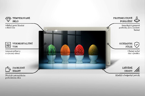 Glashällskydd original Abstrakt fruktägg