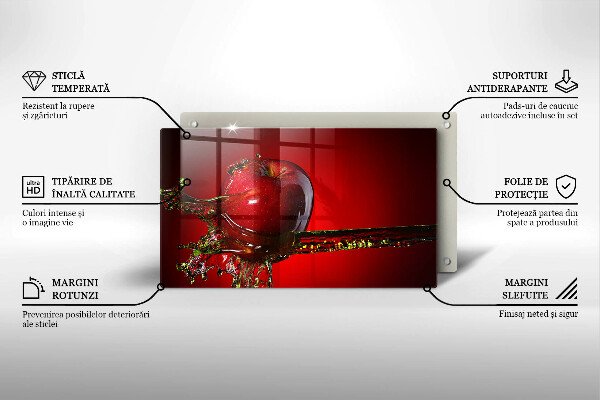 Spisskyddsplatta original Äppelfrukt i vatten