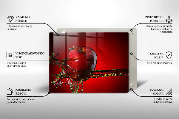 Spisskyddsplatta original Äppelfrukt i vatten