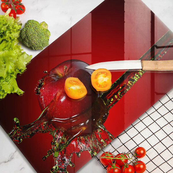 Spisskyddsplatta original Äppelfrukt i vatten