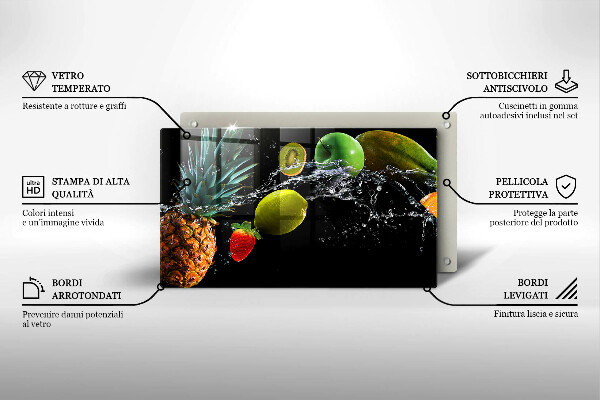 Kokkärlskydd original Frukt i vatten