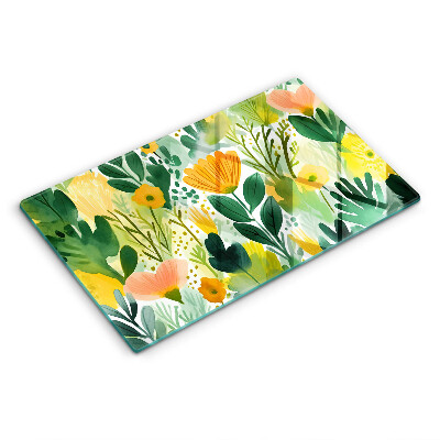 Kokkärlskydd original Målade blommor