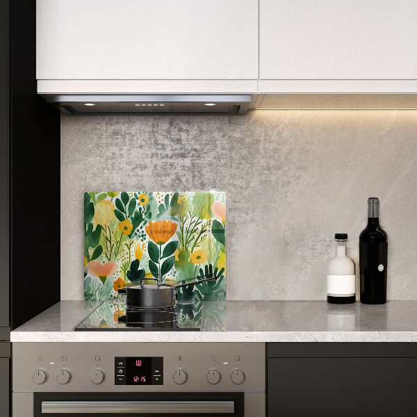 Kokkärlskydd original Målade blommor